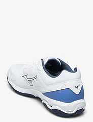 Mizuno - WAVE PHANTOM 3(U) - indoor sports shoes - white/dark denim/blue jasper - 2
