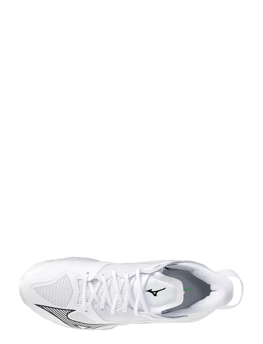 Mizuno - WAVE MIRAGE 5(U) - indoor sports shoes - white/black/frozen emerald - 1
