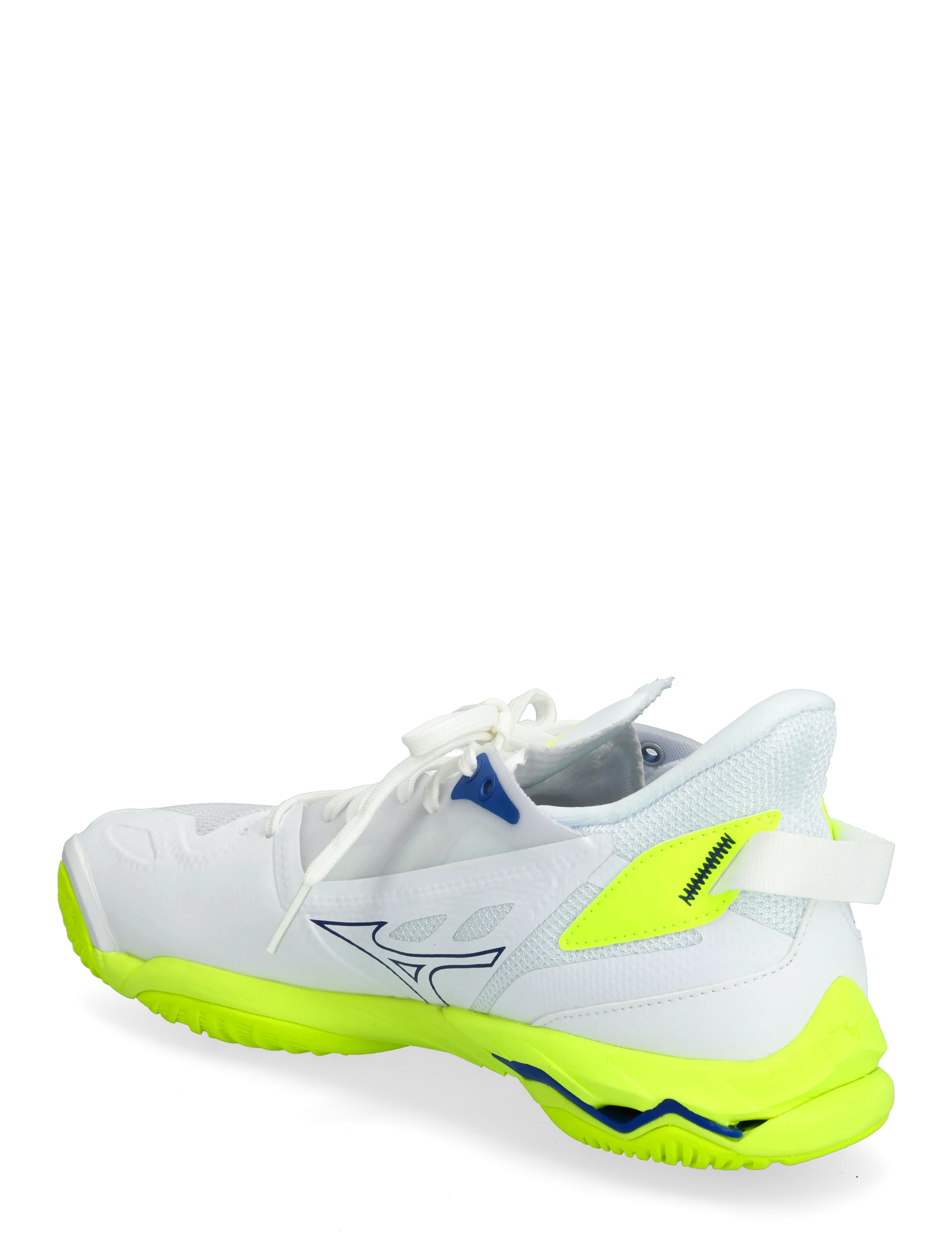 Mizuno - WAVE MIRAGE 5(U) - inomhusskor - white/lightning yellow/dazzling blue - 3