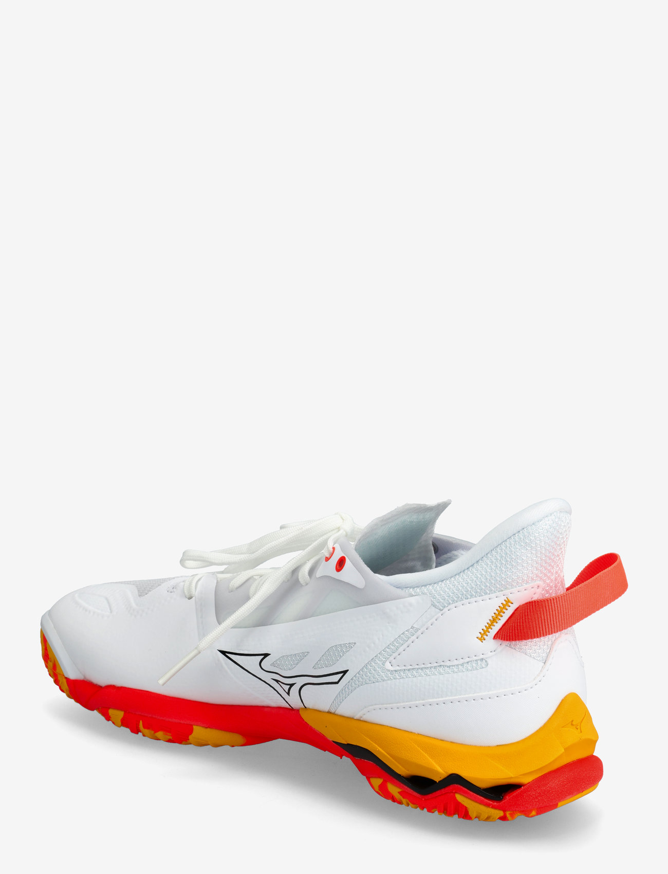 Mizuno - WAVE MIRAGE 5(U) - indendørs sportssko - white/fiery coral 2/citrus - 3