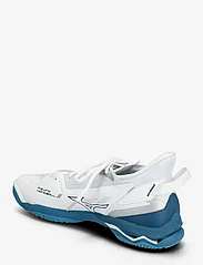 Mizuno - WAVE MIRAGE 5(U) - indoor sports shoes - white/moroccan blue/silver - 2