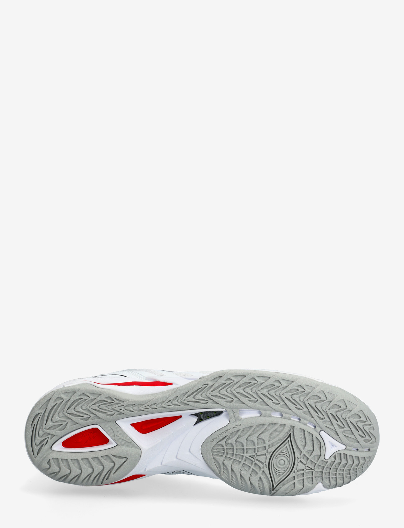 Mizuno - WAVE MIRAGE 5(U) - indoor-sportschuhe - white/black/fiery red - 4