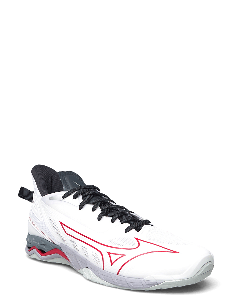 Mizuno - WAVE MIRAGE 5(U) - indendørs sportssko - white/salsa/black - 0