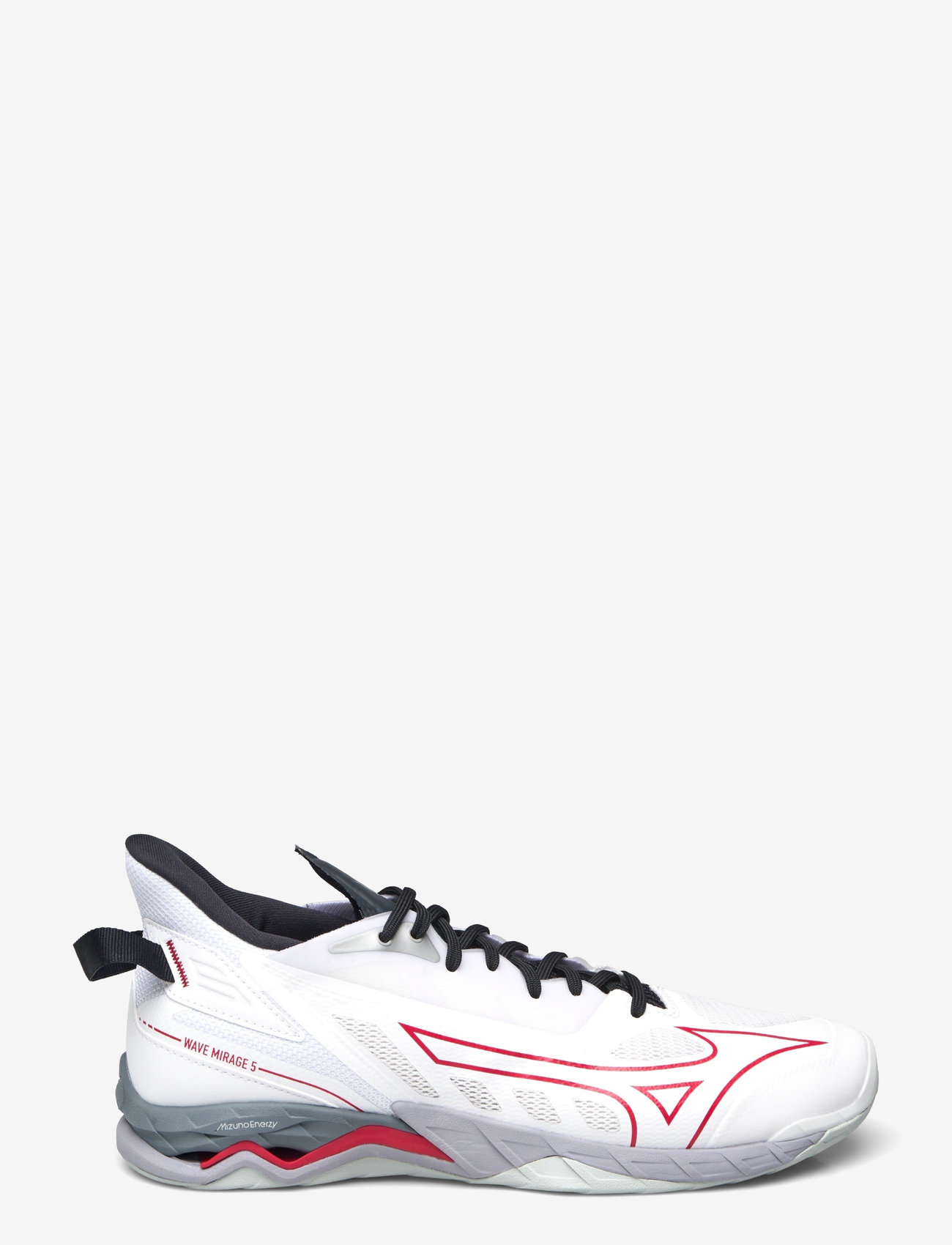 Mizuno - WAVE MIRAGE 5(U) - indendørs sportssko - white/salsa/black - 1