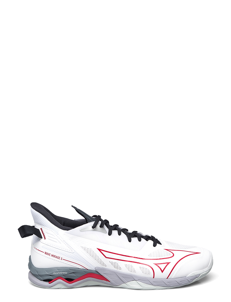 Mizuno - WAVE MIRAGE 5(U) - indendørs sportssko - white/salsa/black - 1