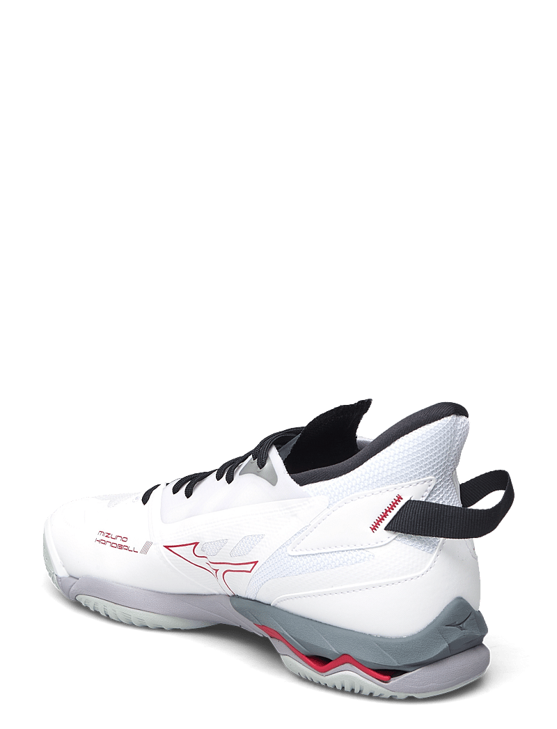 Mizuno - WAVE MIRAGE 5(U) - indendørs sportssko - white/salsa/black - 2