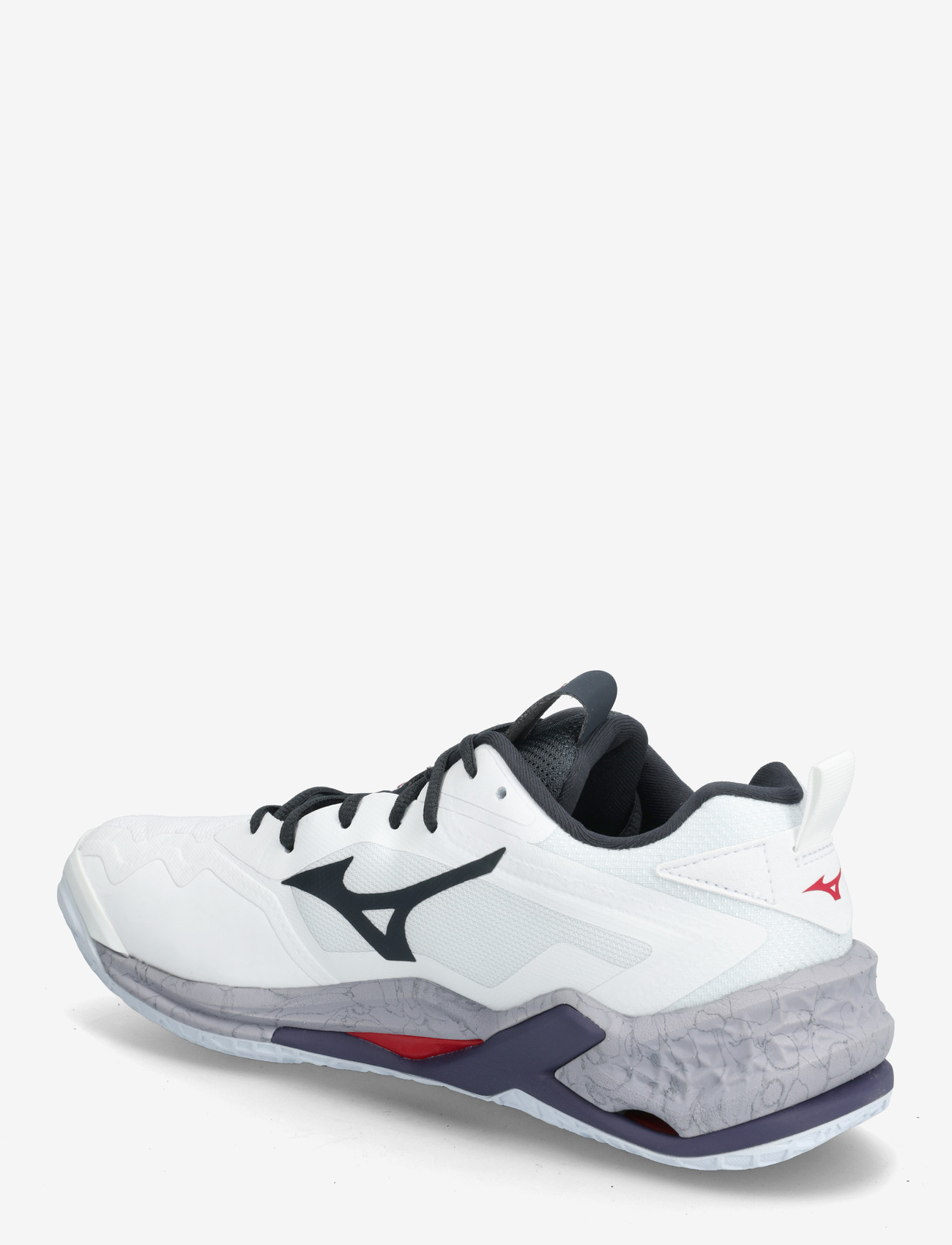 Mizuno - WAVE STEALTH NEO 2(U) - siseruumide spordijalatsid - white/salsa/black - 2