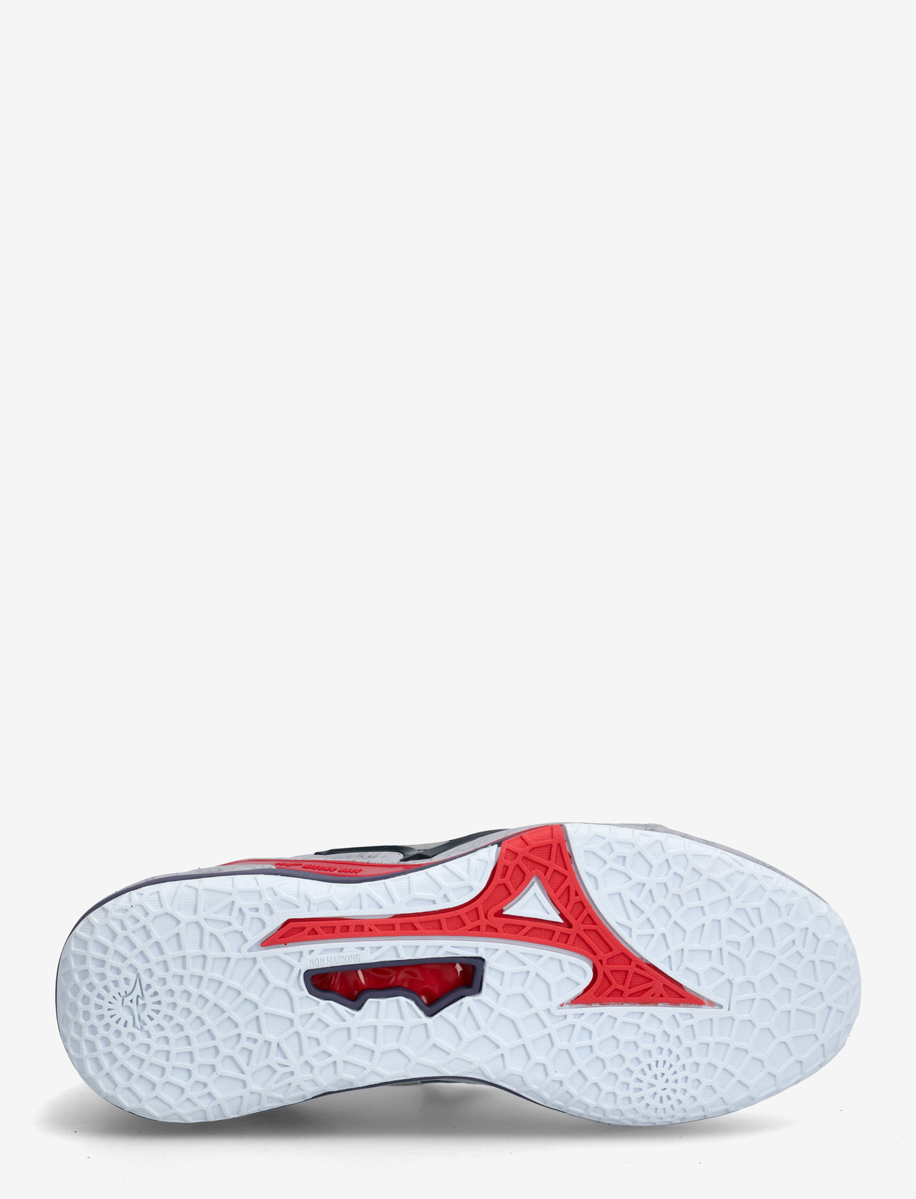 Mizuno - WAVE STEALTH NEO 2(U) - siseruumide spordijalatsid - white/salsa/black - 4