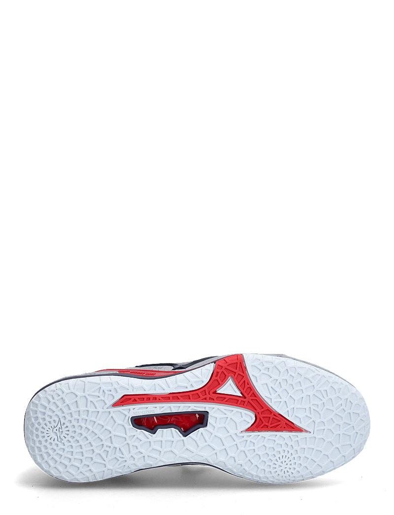 Mizuno - WAVE STEALTH NEO 2(U) - siseruumide spordijalatsid - white/salsa/black - 4