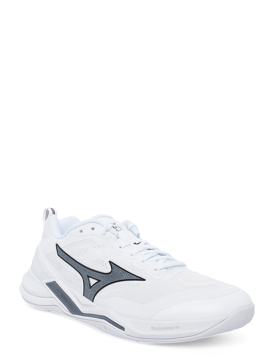 Mizuno - WAVE STEALTH ELITE(U) - inomhusskor - white/metallic gray - 0