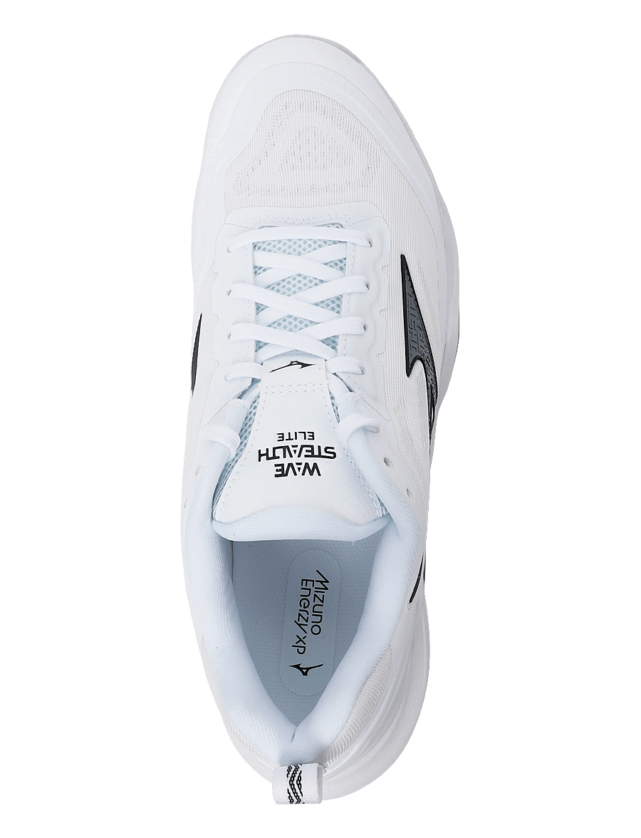 Mizuno - WAVE STEALTH ELITE(U) - inomhusskor - white/metallic gray - 3