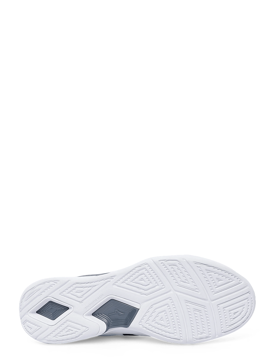 Mizuno - WAVE STEALTH ELITE(U) - inomhusskor - white/metallic gray - 4