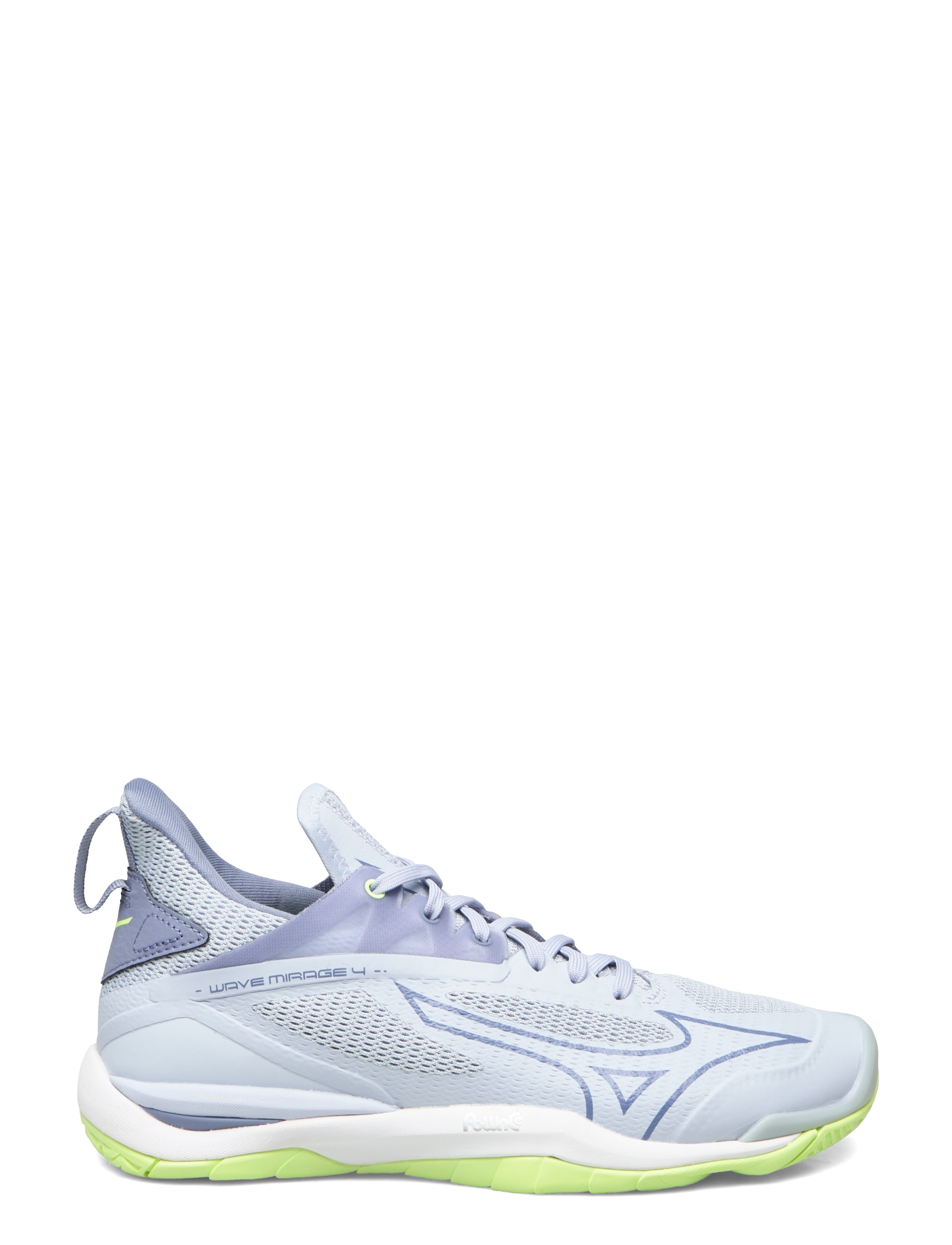 Mizuno - WAVE MIRAGE 4(W) - heather/subdued blue/neo lime - 1