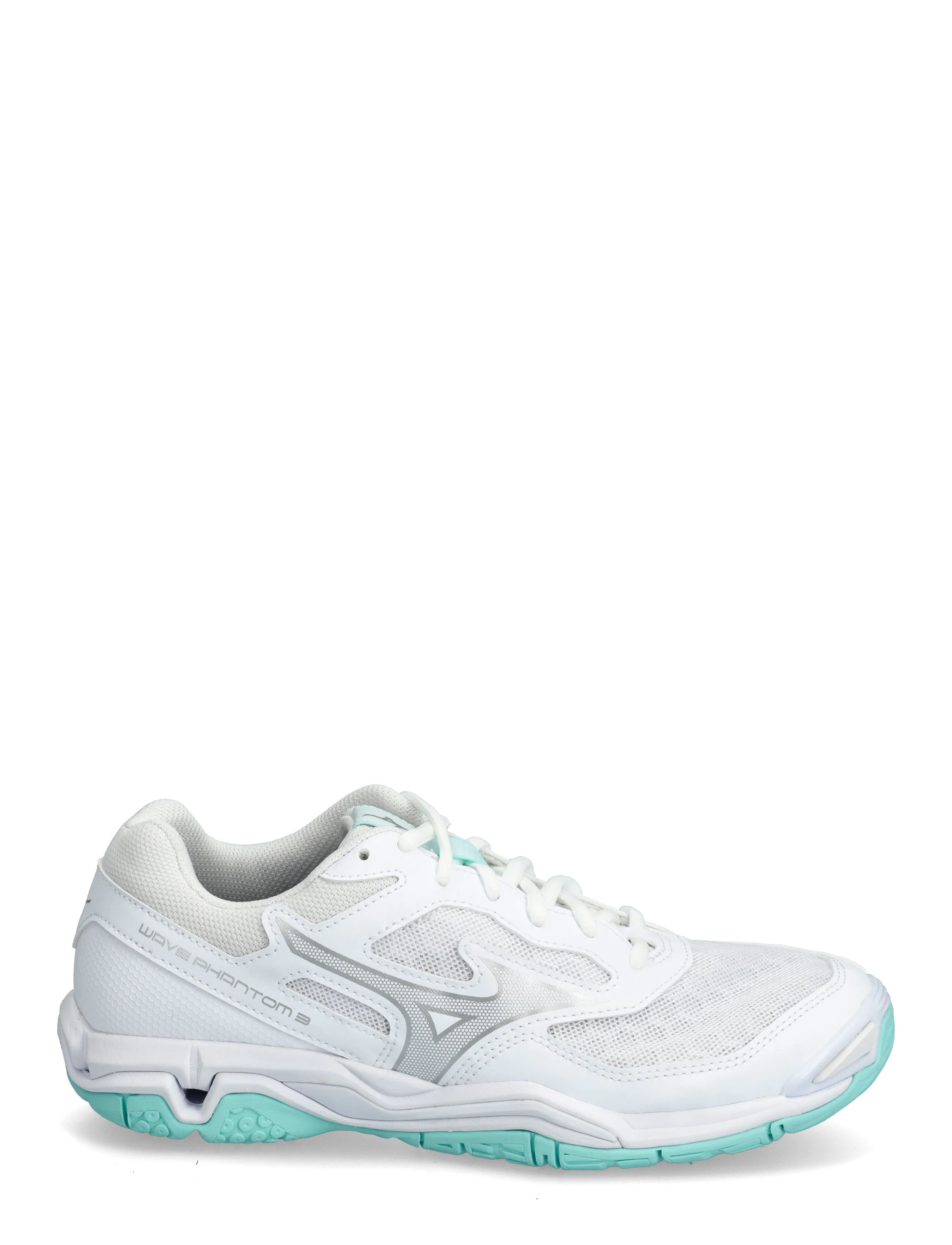 Mizuno - WAVE PHANTOM 3(W) - indoor-sportschuhe - white/blue tint - 1