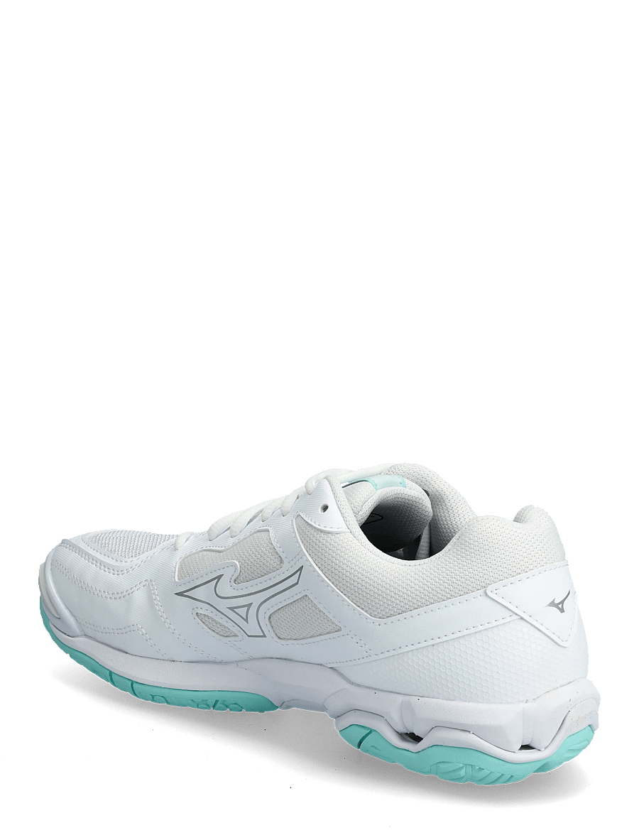 Mizuno - WAVE PHANTOM 3(W) - indoor-sportschuhe - white/blue tint - 2