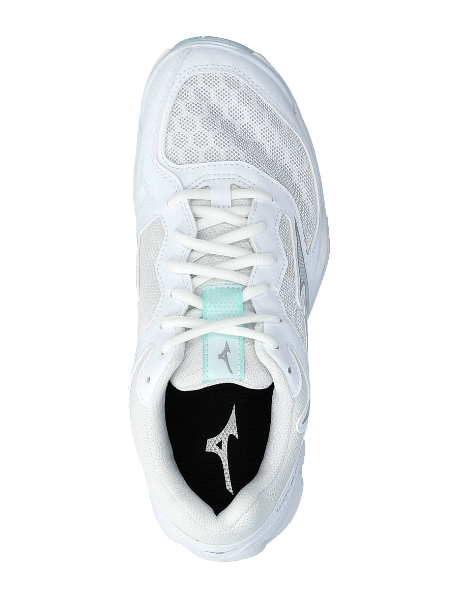 Mizuno - WAVE PHANTOM 3(W) - indoor-sportschuhe - white/blue tint - 3