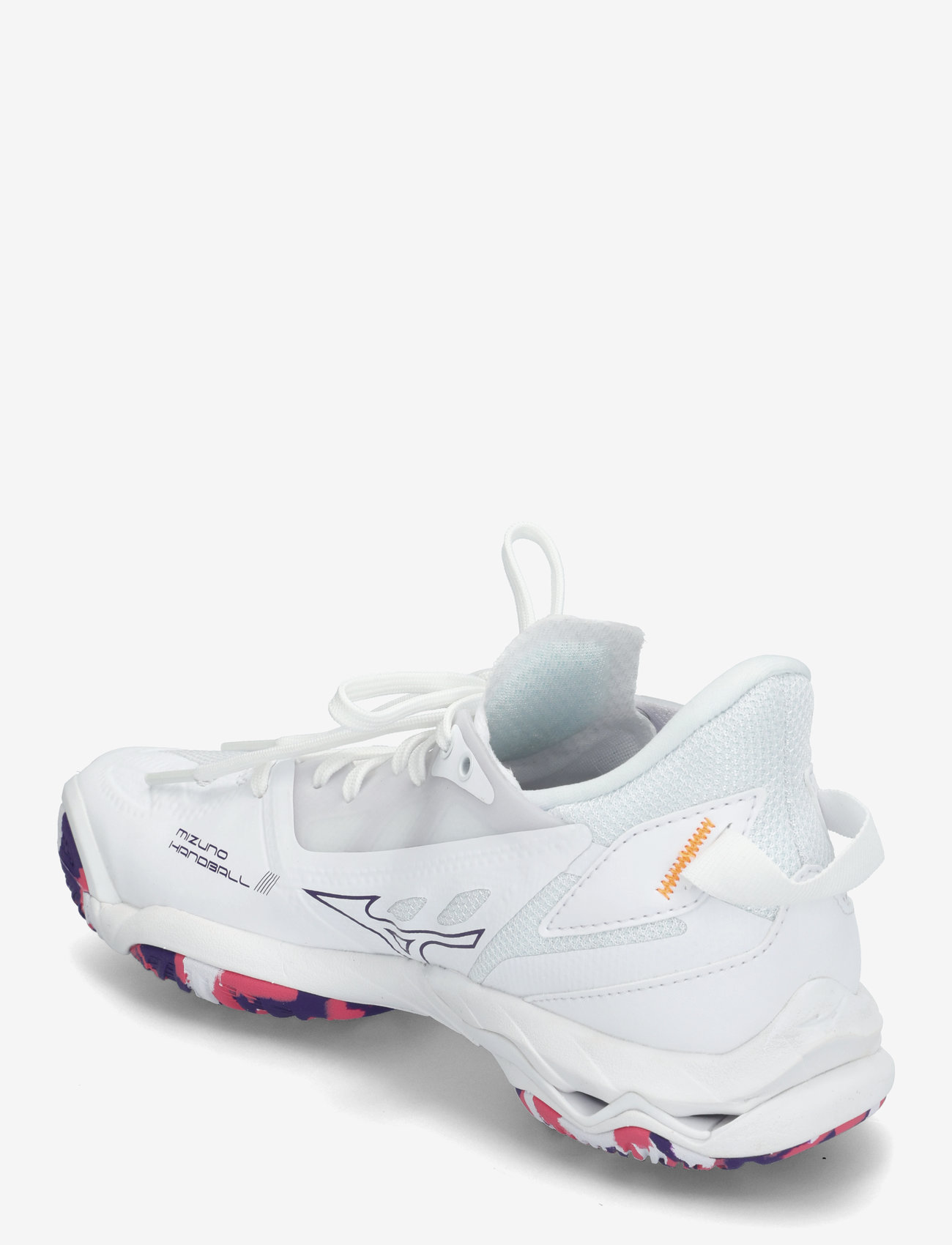 Mizuno - WAVE MIRAGE 5(W) - indoor sports shoes - white/violet indigo/camellia rose - 2