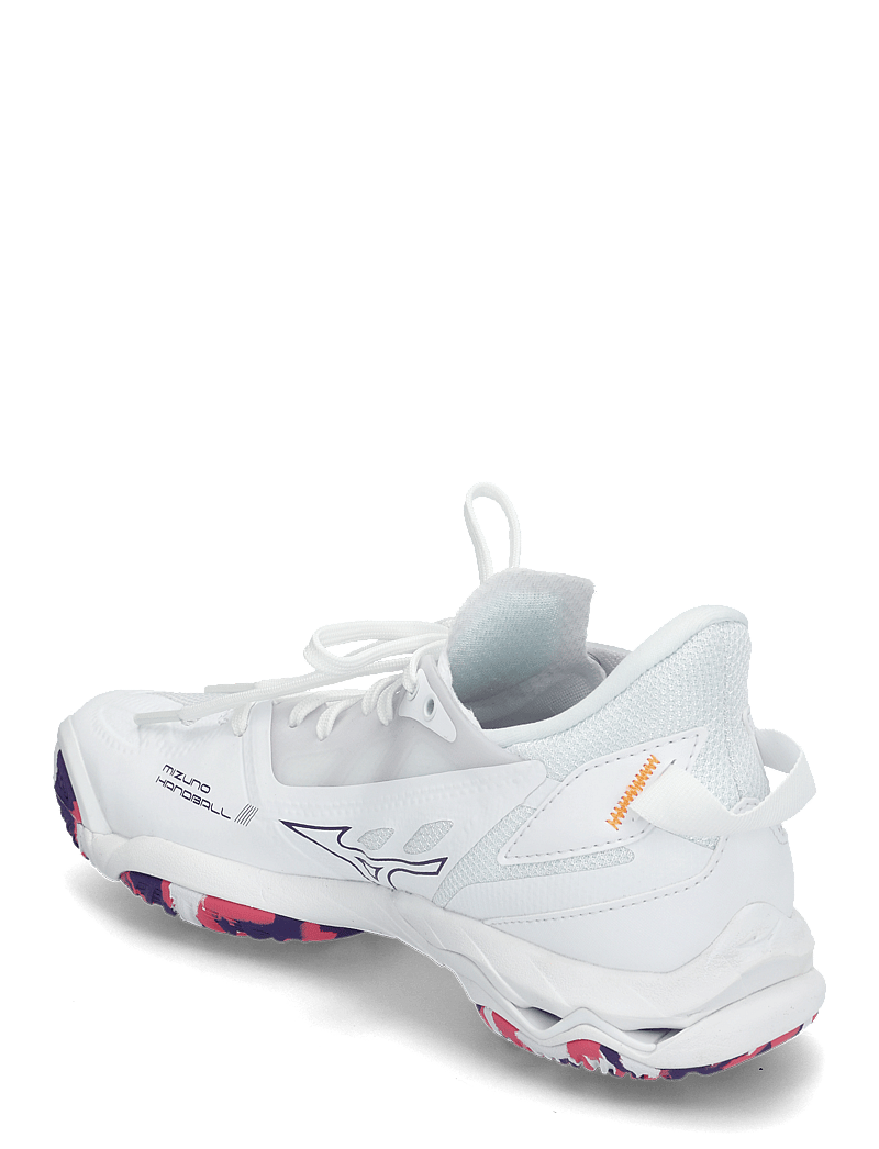 Mizuno - WAVE MIRAGE 5(W) - inomhusskor - white/violet indigo/camellia rose - 2