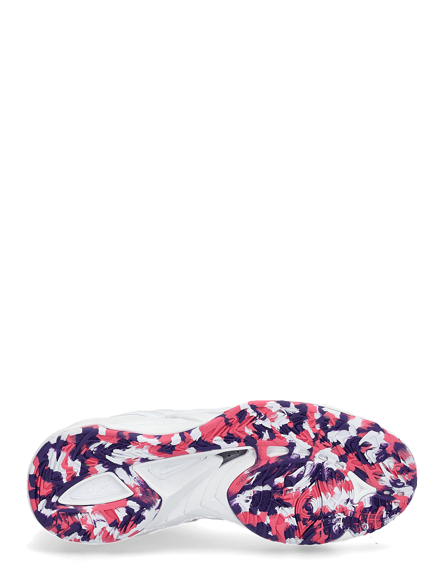 Mizuno - WAVE MIRAGE 5(W) - indoor-sportschuhe - white/violet indigo/camellia rose - 4