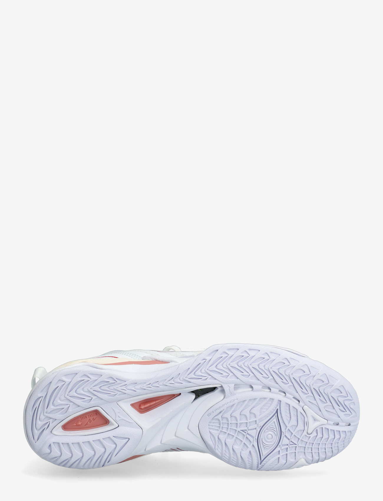 Mizuno - WAVE MIRAGE 5(W) - indoor sports shoes - white/rose elegance/lava falls - 4