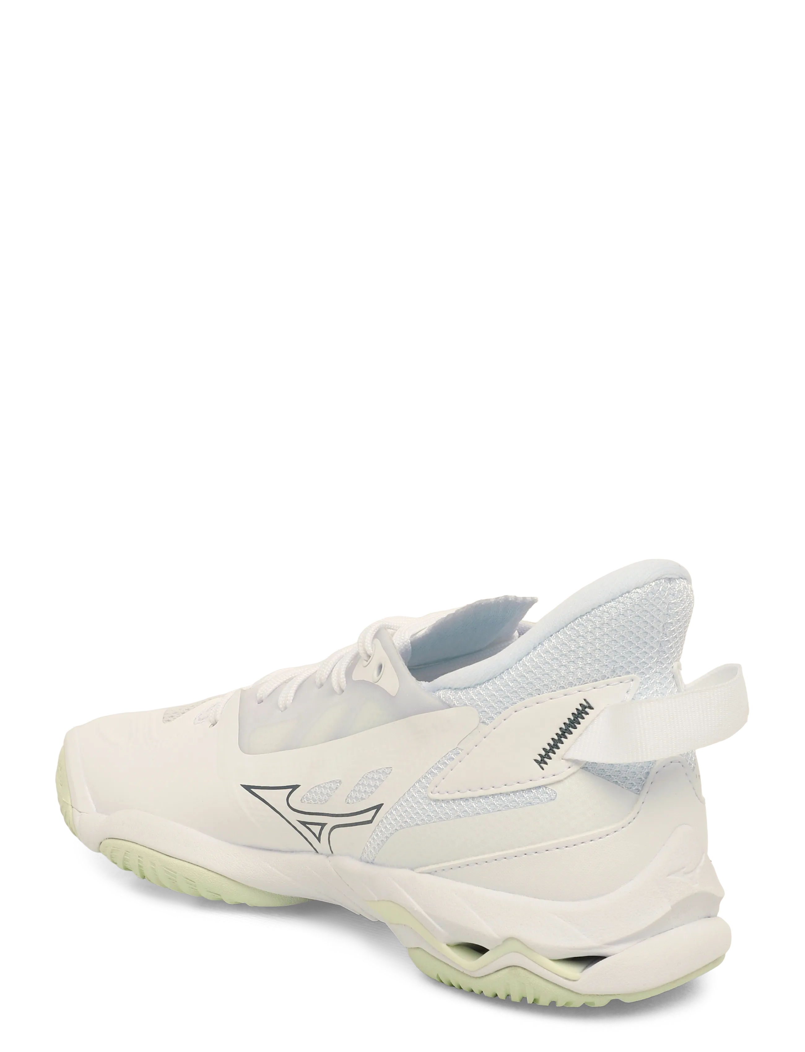 Mizuno - WAVE MIRAGE 5(W) - siseruumide spordijalatsid - white/balsam green - 1