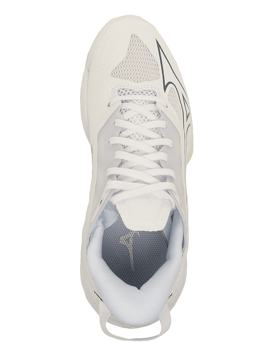 Mizuno - WAVE MIRAGE 5(W) - siseruumide spordijalatsid - white/balsam green - 3