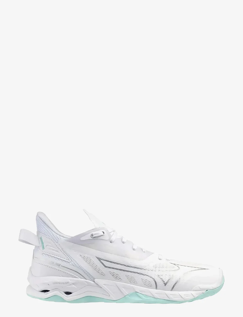 Mizuno - WAVE MIRAGE 5(W) - binnensportschoenen - white/blue tint - 1