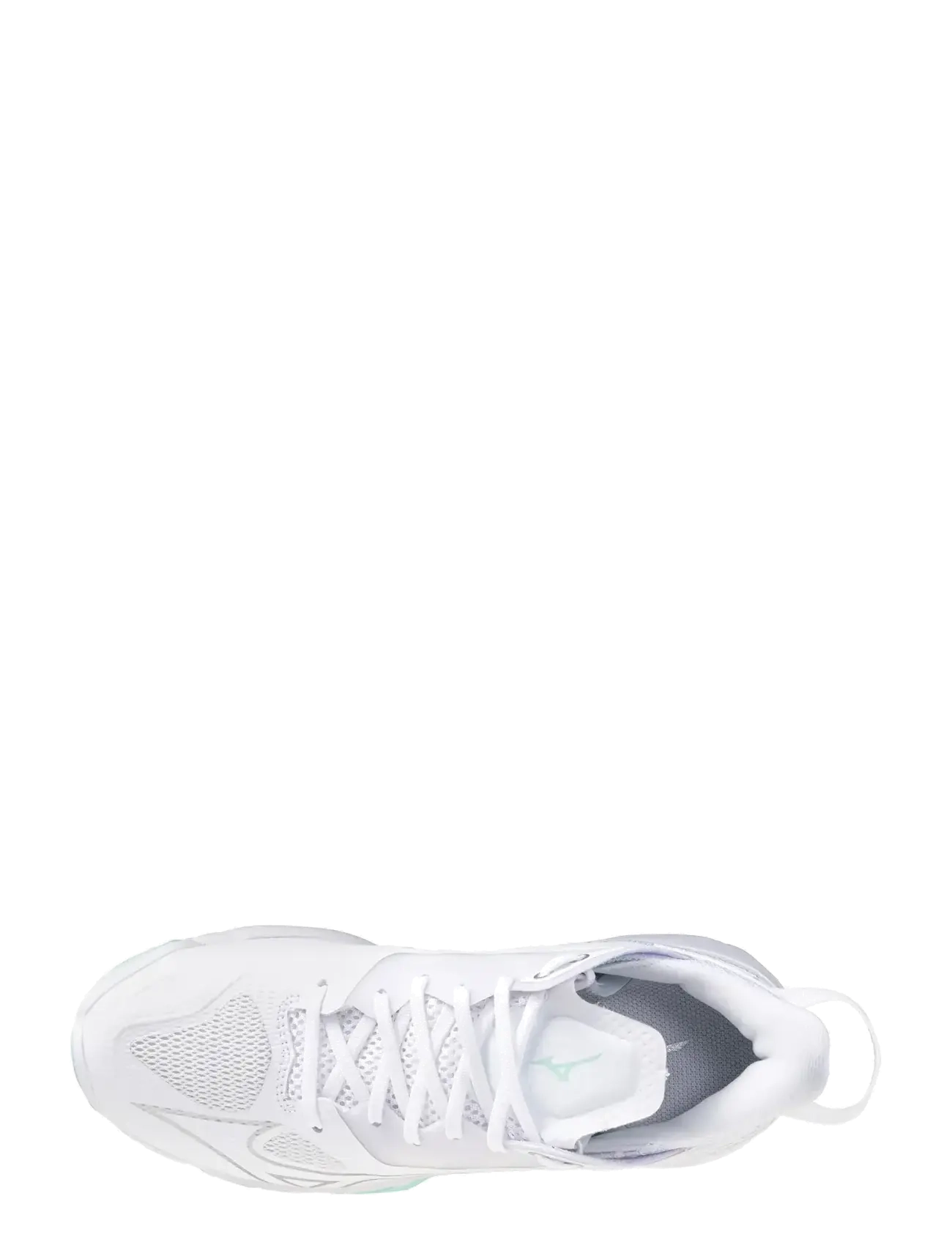 Mizuno - WAVE MIRAGE 5(W) - siseruumide spordijalatsid - white/blue tint - 2