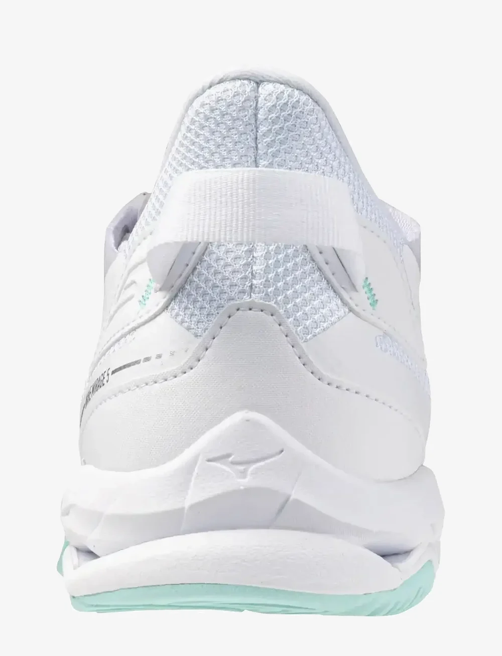 Mizuno - WAVE MIRAGE 5(W) - binnensportschoenen - white/blue tint - 4