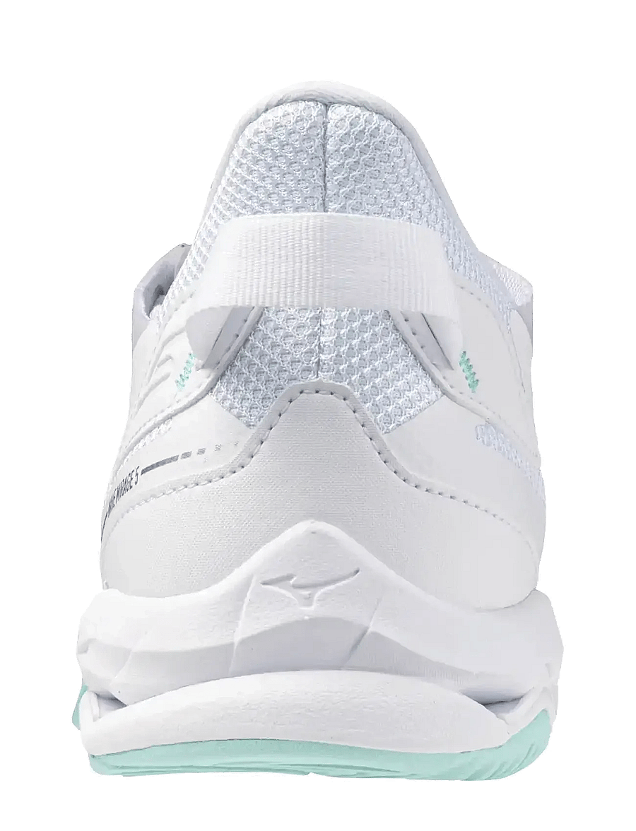 Mizuno - WAVE MIRAGE 5(W) - inomhusskor - white/blue tint - 4