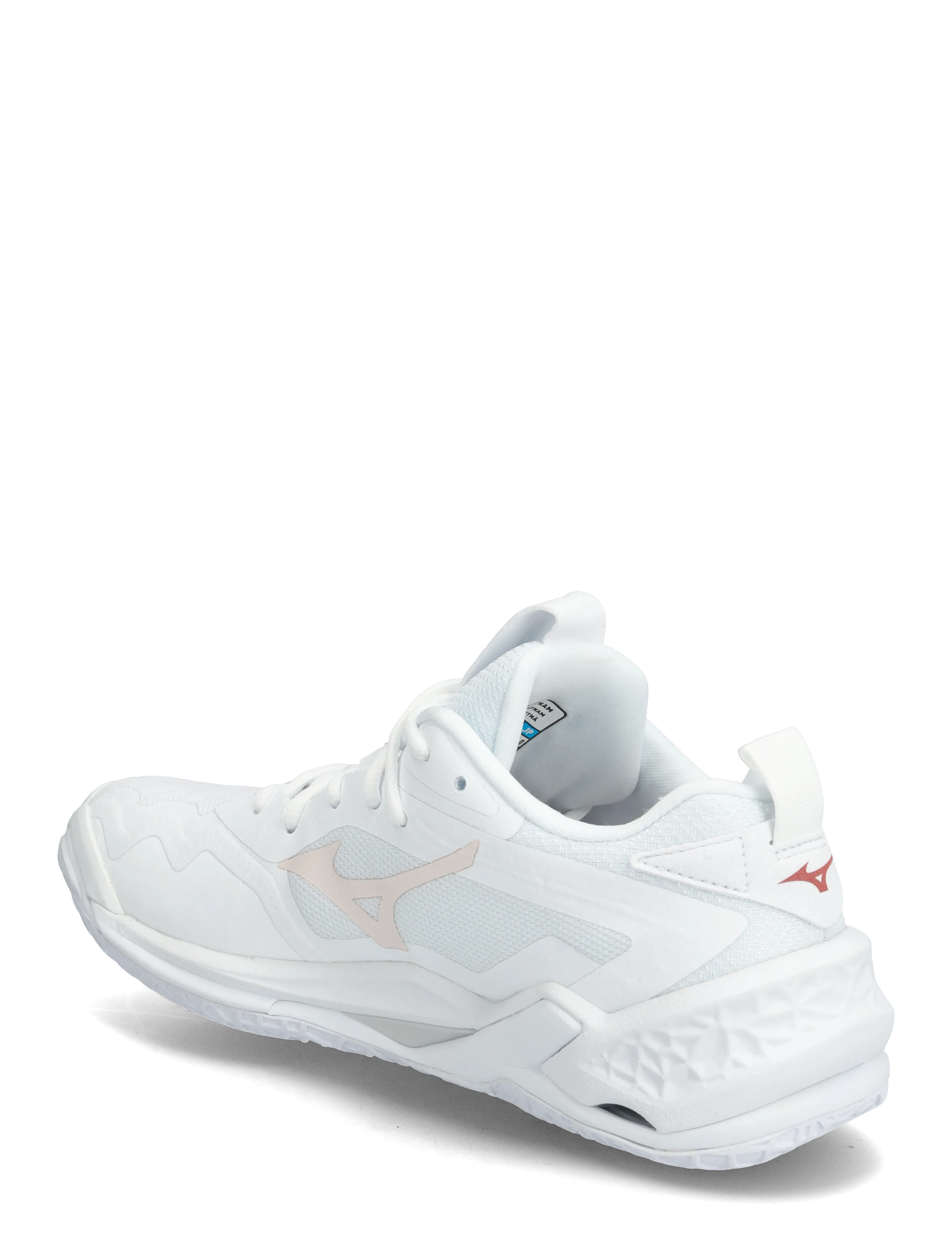 Mizuno - WAVE STEALTH NEO 2(W) - inomhusskor - white/aleutian/cloud pink - 2