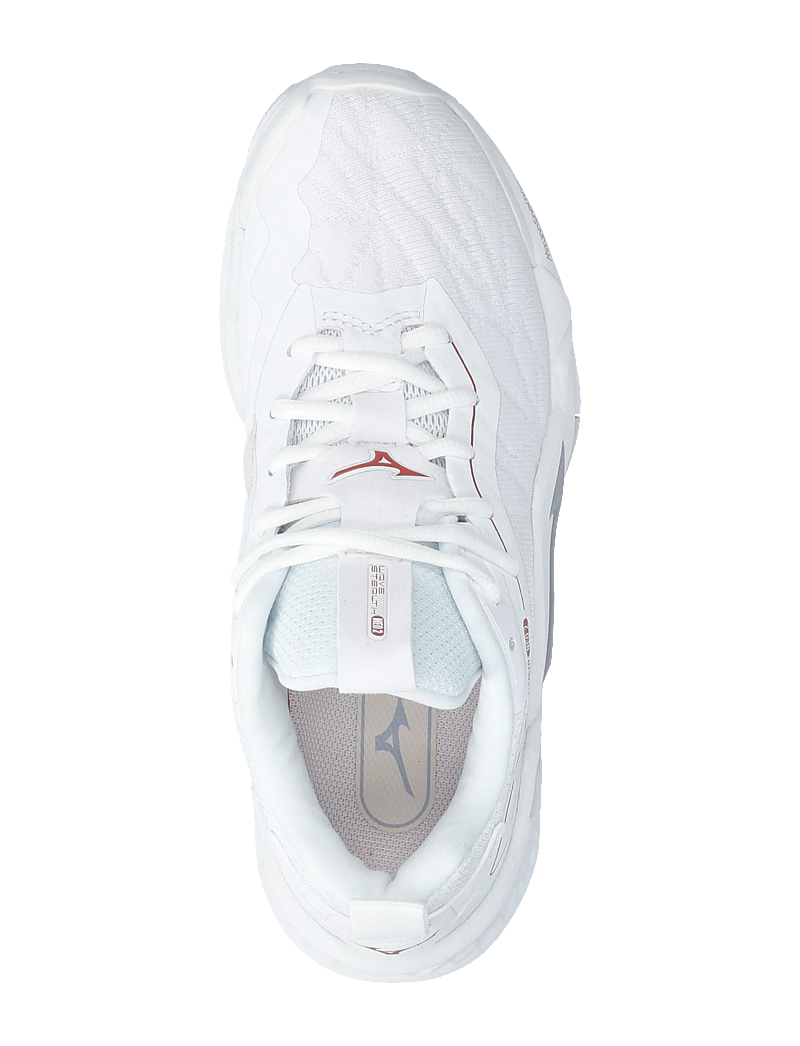 Mizuno - WAVE STEALTH NEO 2(W) - inomhusskor - white/aleutian/cloud pink - 3