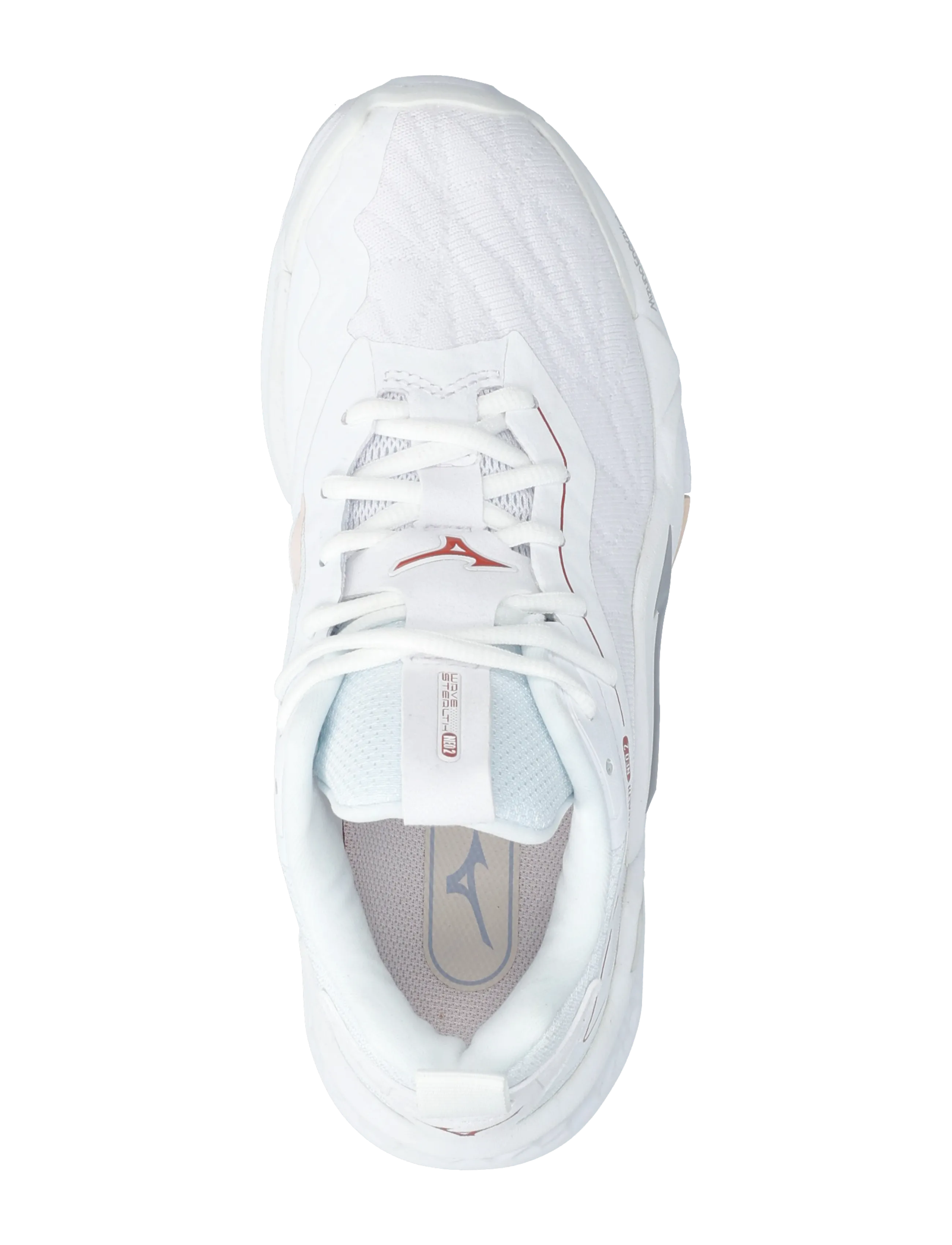 Mizuno - WAVE STEALTH NEO 2(W) - inomhusskor - white/aleutian/cloud pink - 3