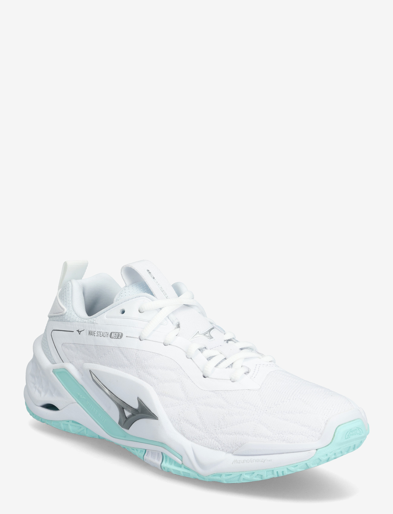 Mizuno - WAVE STEALTH NEO 2(W) - siseruumide spordijalatsid - white/blue tint - 0
