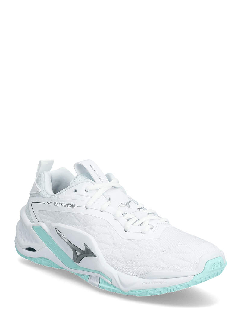 Mizuno - WAVE STEALTH NEO 2(W) - siseruumide spordijalatsid - white/blue tint - 0