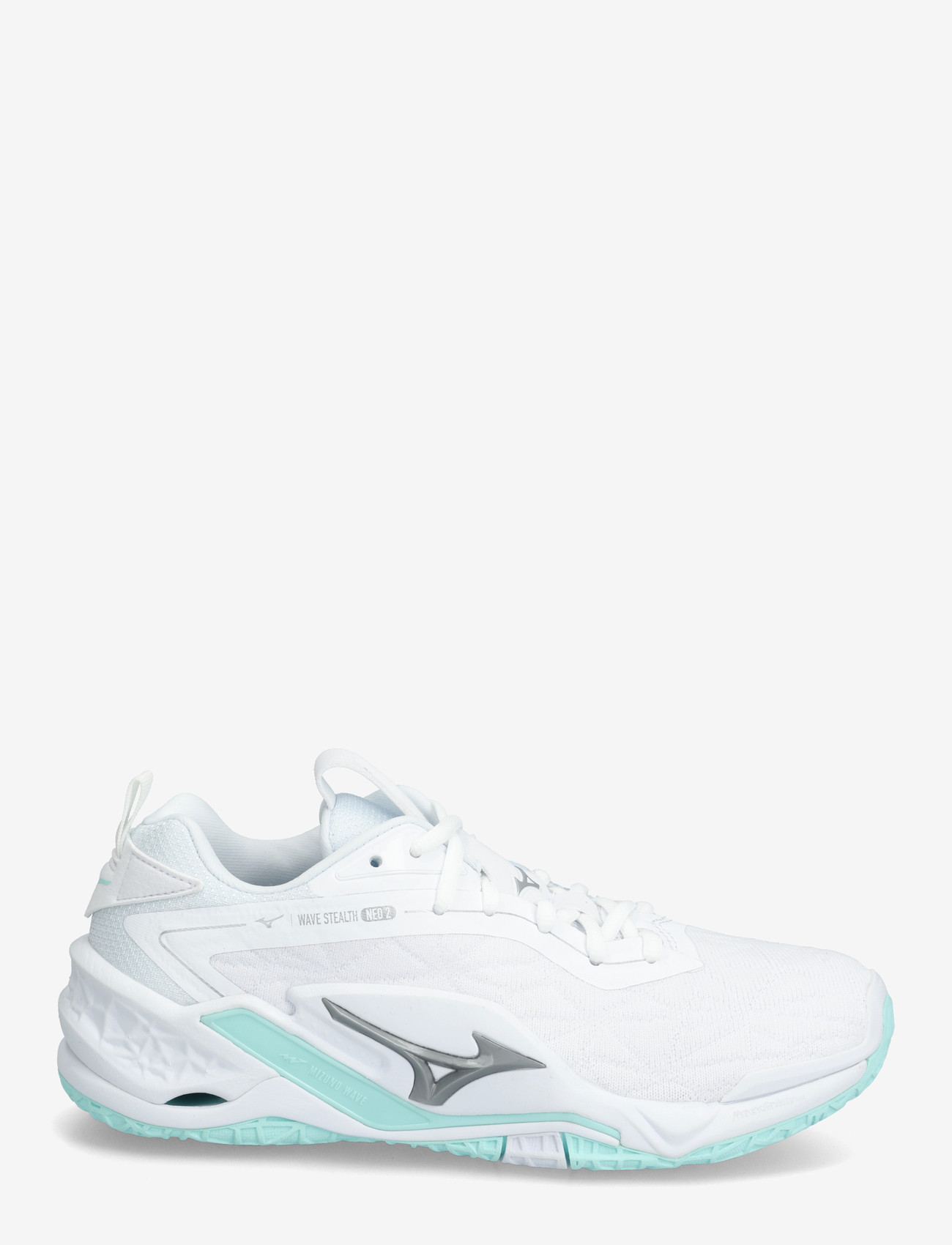 Mizuno - WAVE STEALTH NEO 2(W) - siseruumide spordijalatsid - white/blue tint - 1