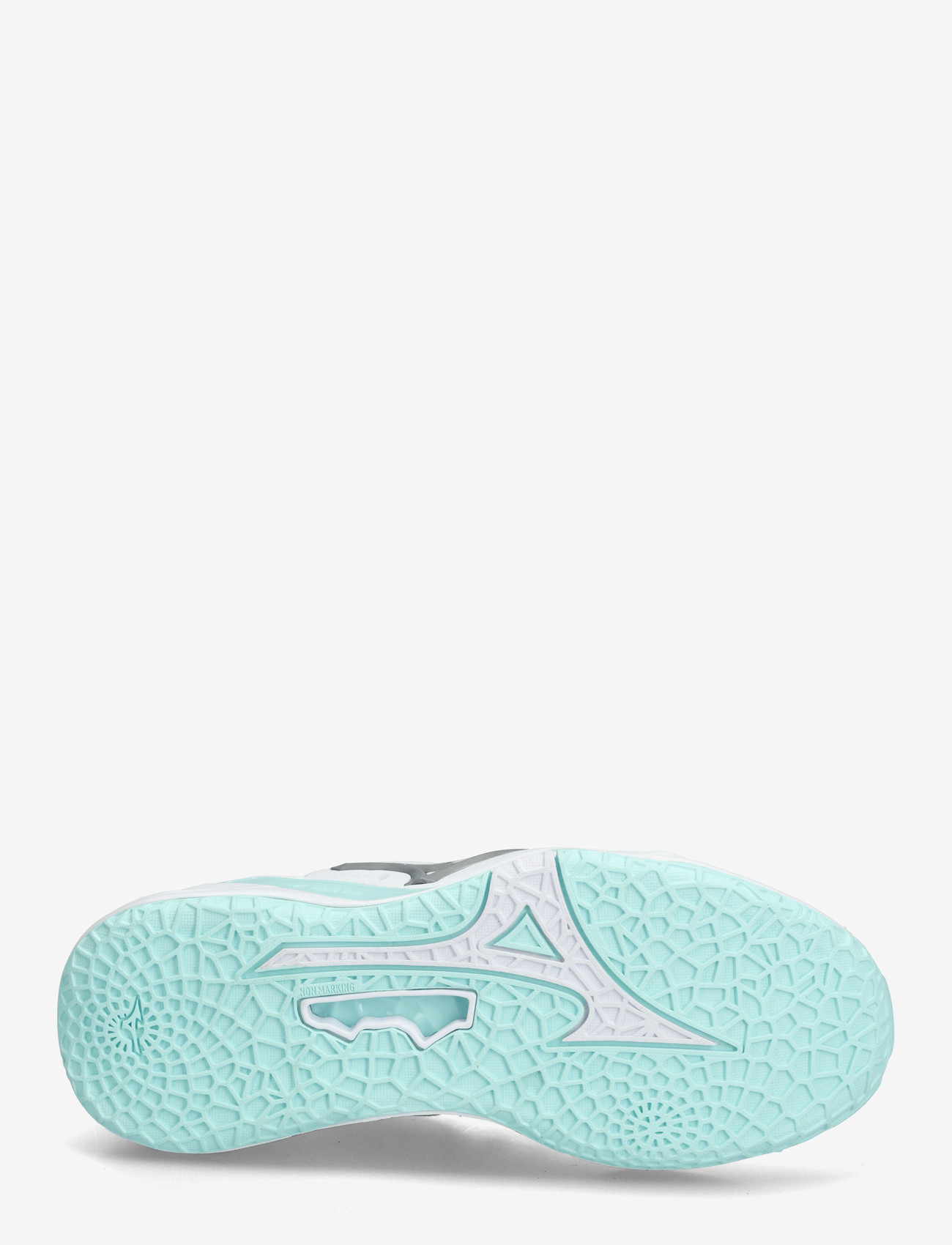 Mizuno - WAVE STEALTH NEO 2(W) - siseruumide spordijalatsid - white/blue tint - 4