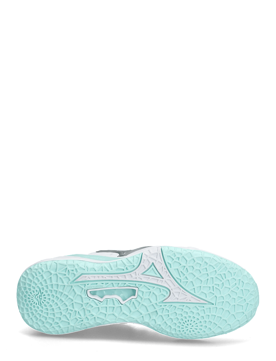 Mizuno - WAVE STEALTH NEO 2(W) - inomhusskor - white/blue tint - 4