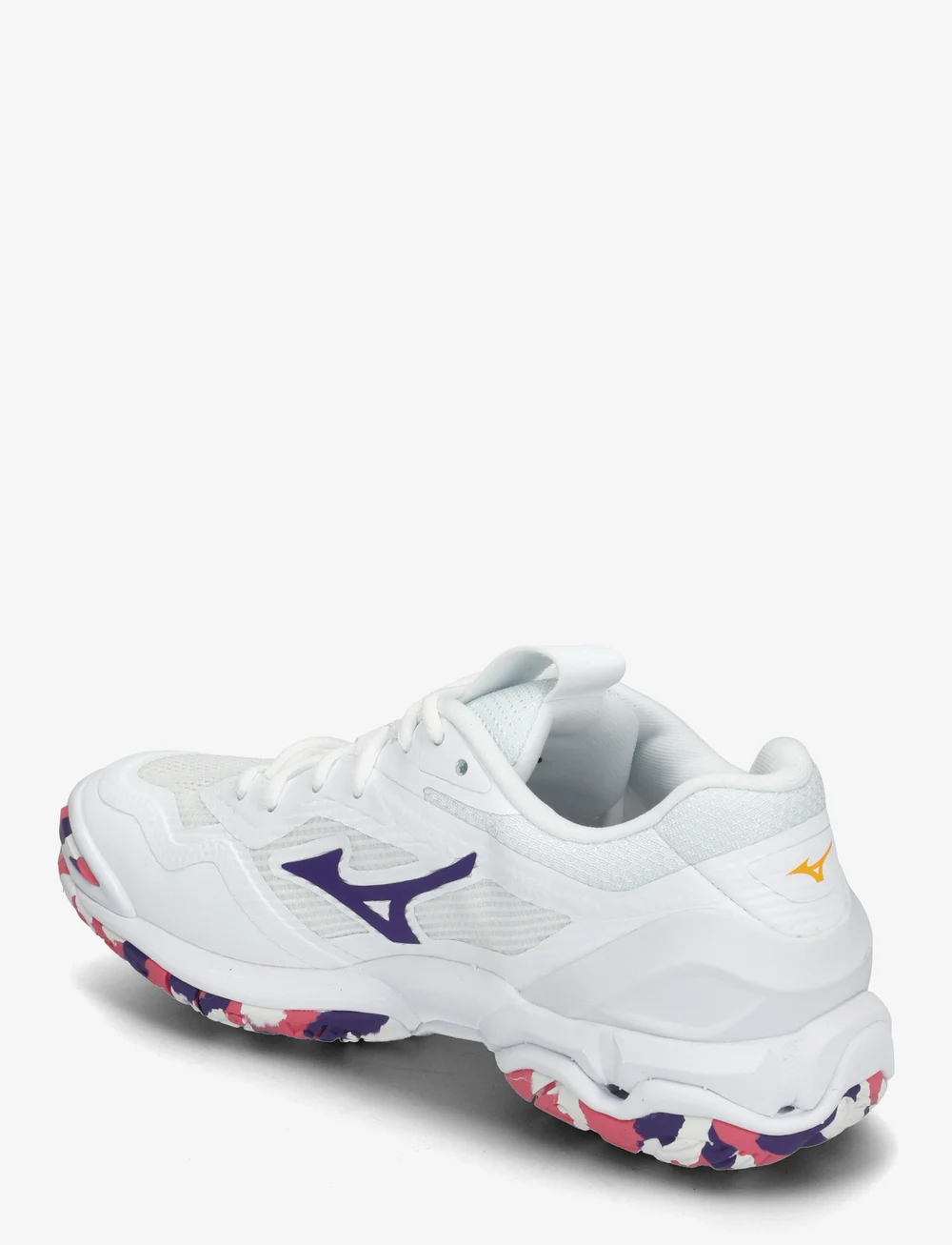 Mizuno - WAVE STEALTH 6(W) - inomhusskor - white/violet indigo/camellia rose - 2