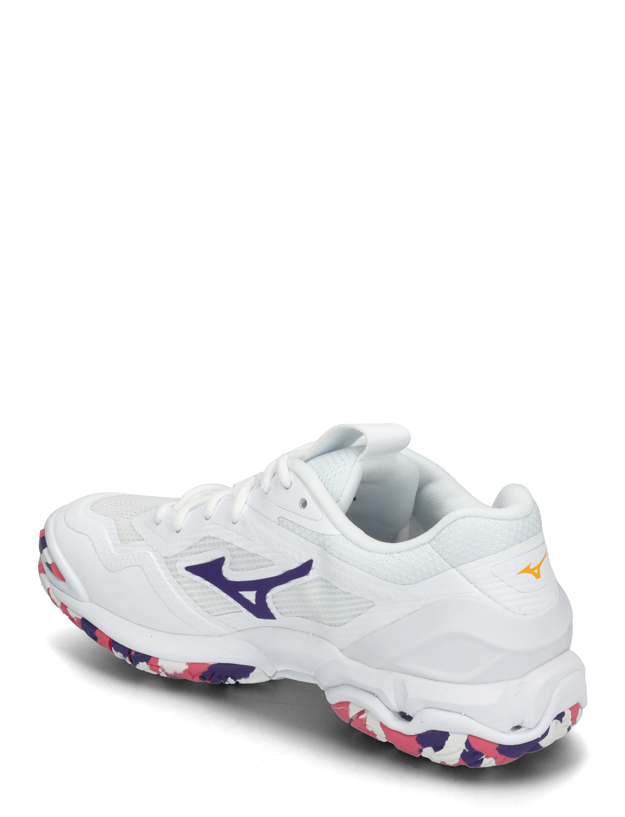 Mizuno - WAVE STEALTH 6(W) - indendørs sportssko - white/violet indigo/camellia rose - 2