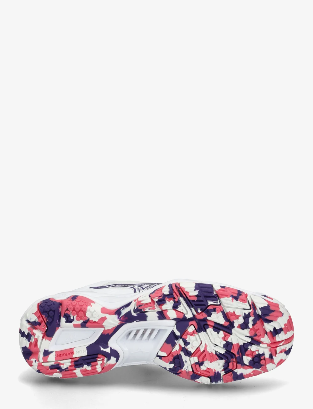 Mizuno - WAVE STEALTH 6(W) - inomhusskor - white/violet indigo/camellia rose - 4