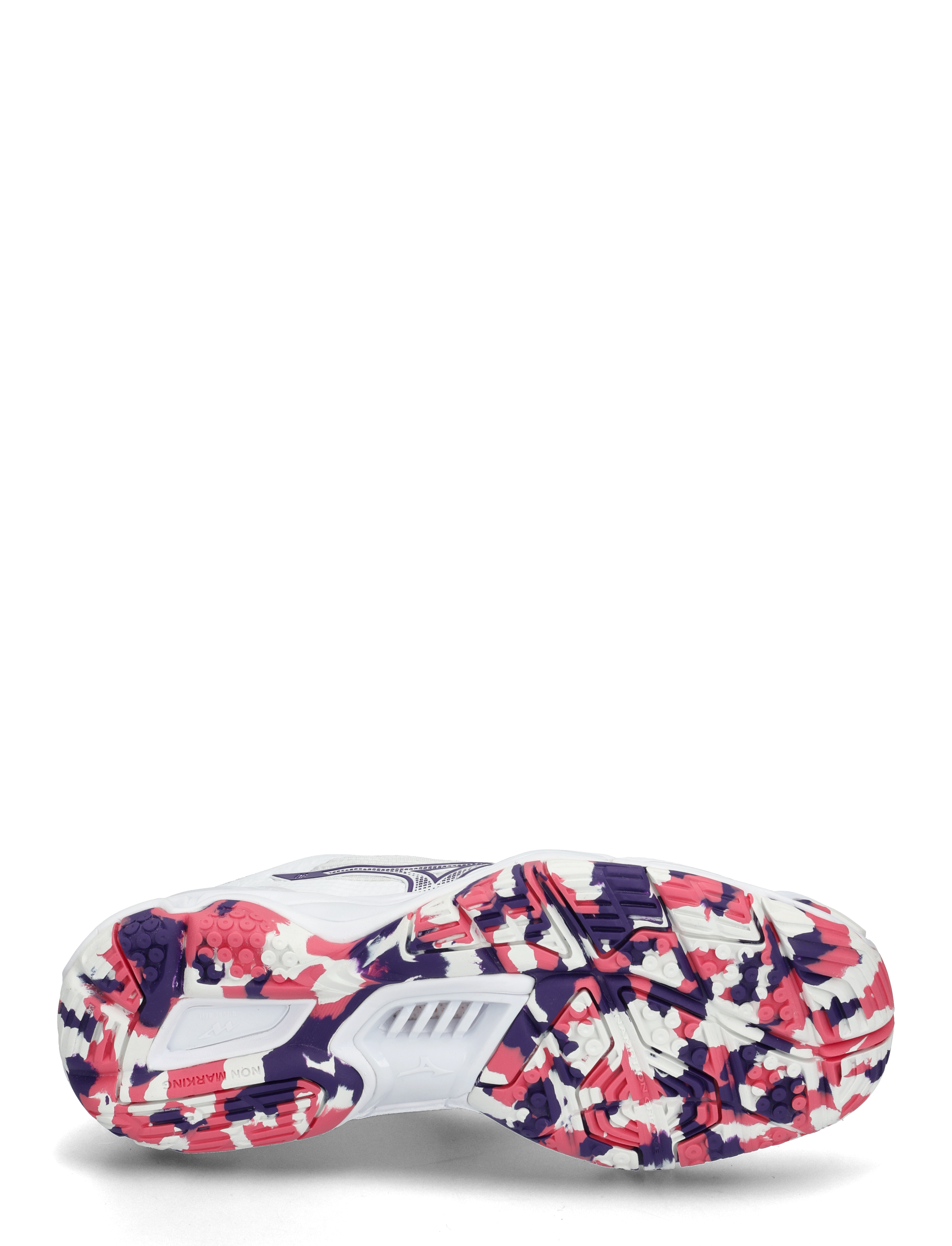 Mizuno - WAVE STEALTH 6(W) - indendørs sportssko - white/violet indigo/camellia rose - 4