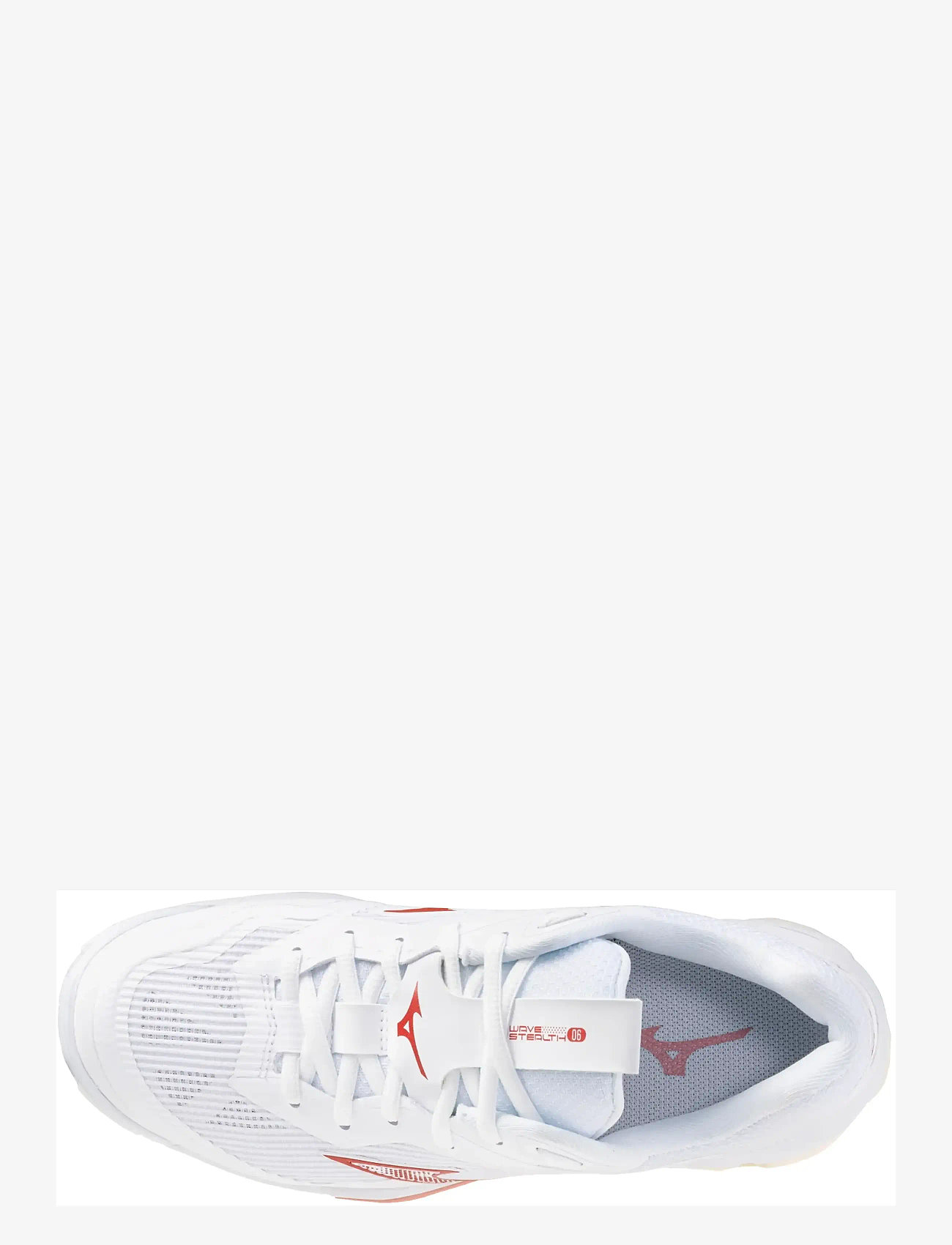 Mizuno - WAVE STEALTH 6(W) - indendørs sportssko - white/rose elegance/lava falls - 1