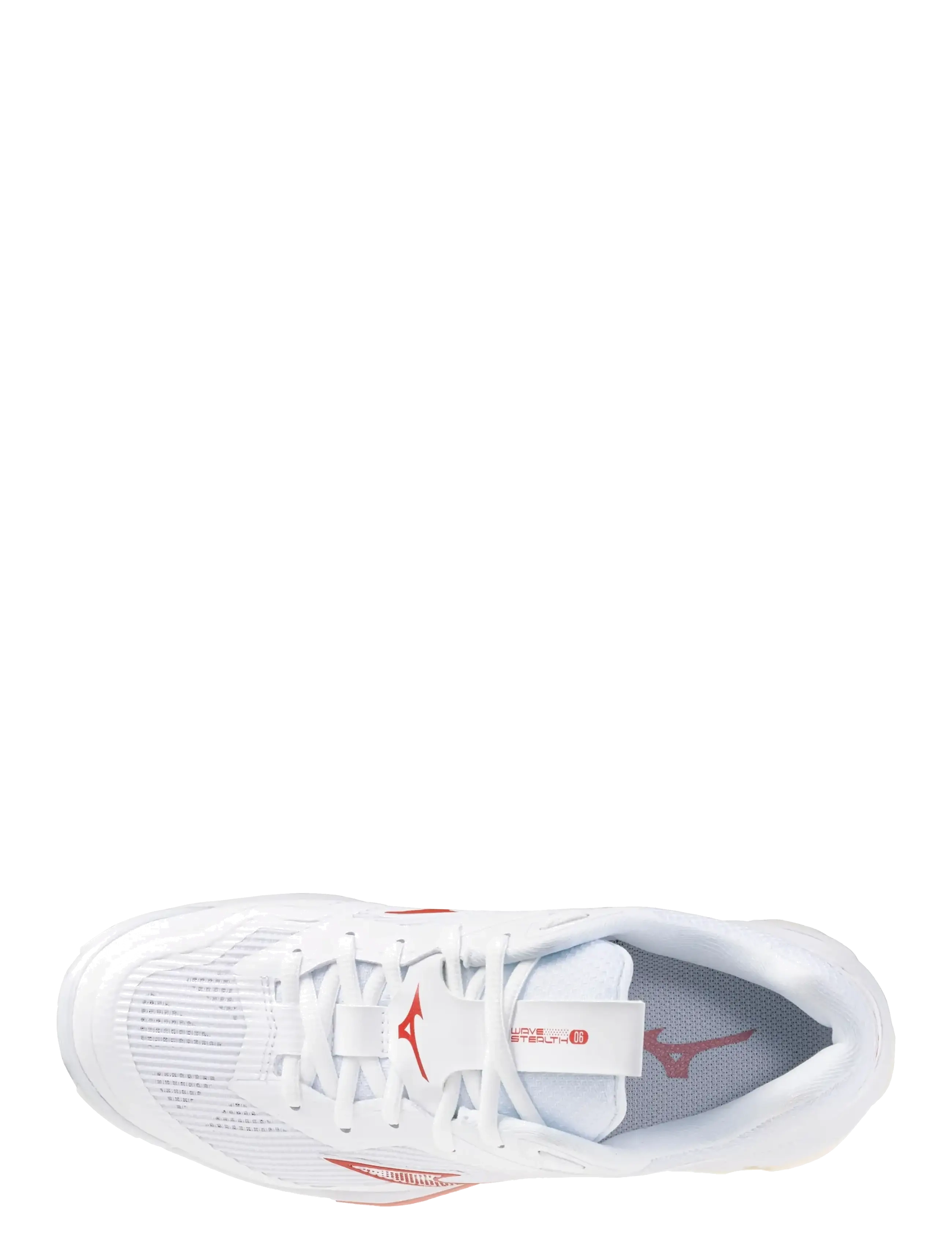 Mizuno - WAVE STEALTH 6(W) - inomhusskor - white/rose elegance/lava falls - 1