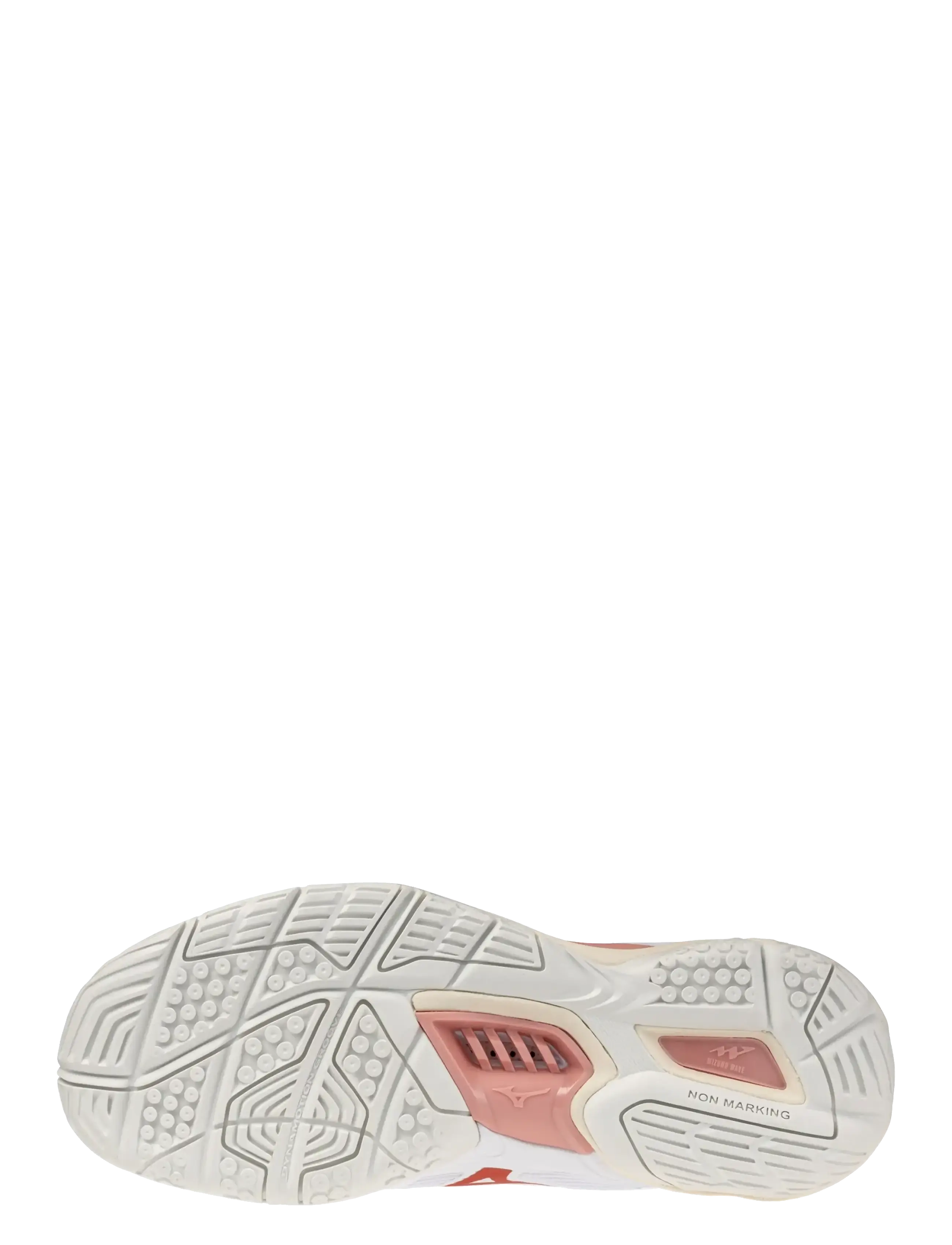 Mizuno - WAVE STEALTH 6(W) - inomhusskor - white/rose elegance/lava falls - 2