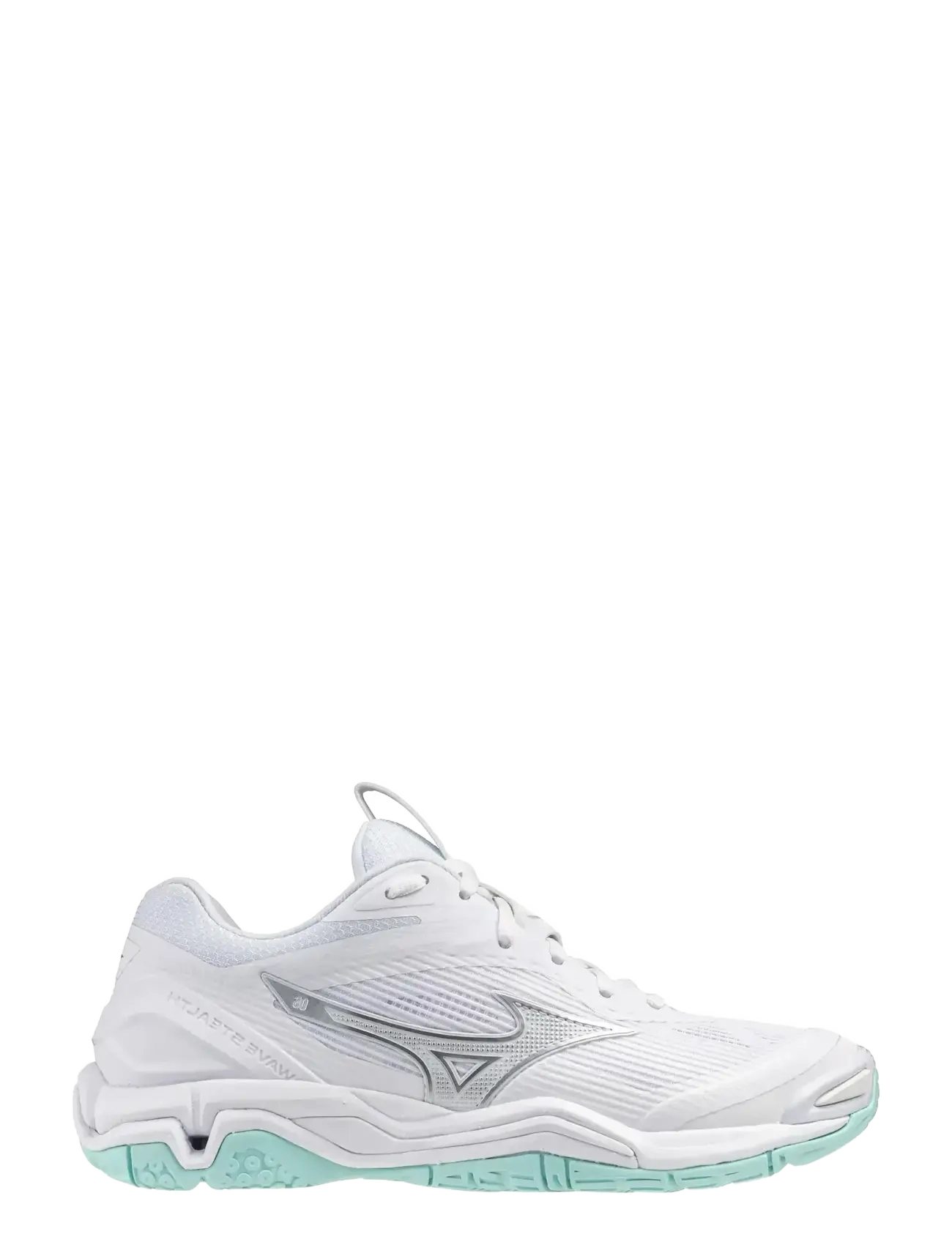Mizuno WAVE STEALTH 6(W) - Kampagne - WHITE/BLUE TINT / white
