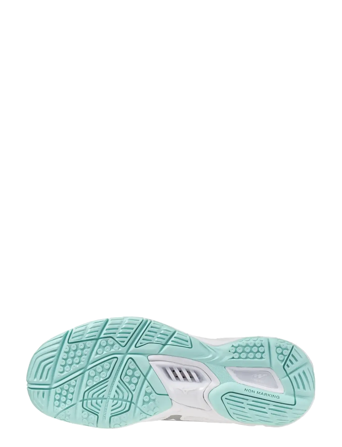 Mizuno - WAVE STEALTH 6(W) - inomhusskor - white/blue tint - 2