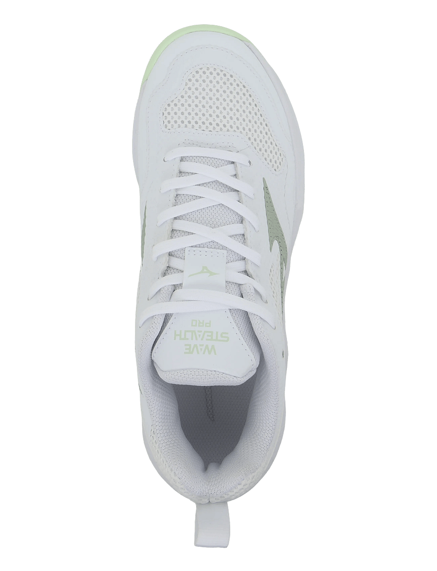 Mizuno - WAVE STEALTH PRO(W) - siseruumide spordijalatsid - white/aqua gray - 3