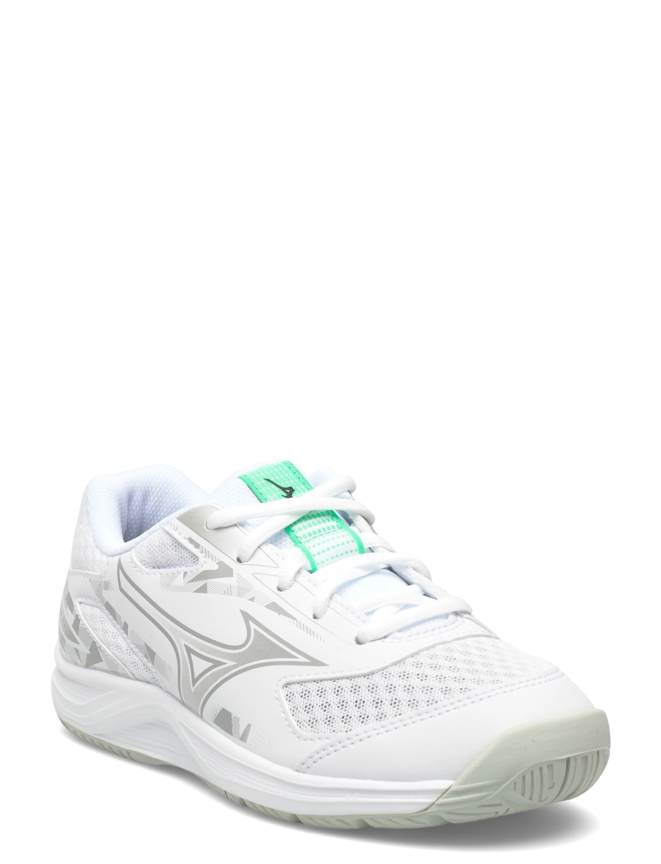 Mizuno STEALTH STAR 3 Jr.(C) - Spordijalatsid - WHITE/BLACK/FROZEN EMERALD / white