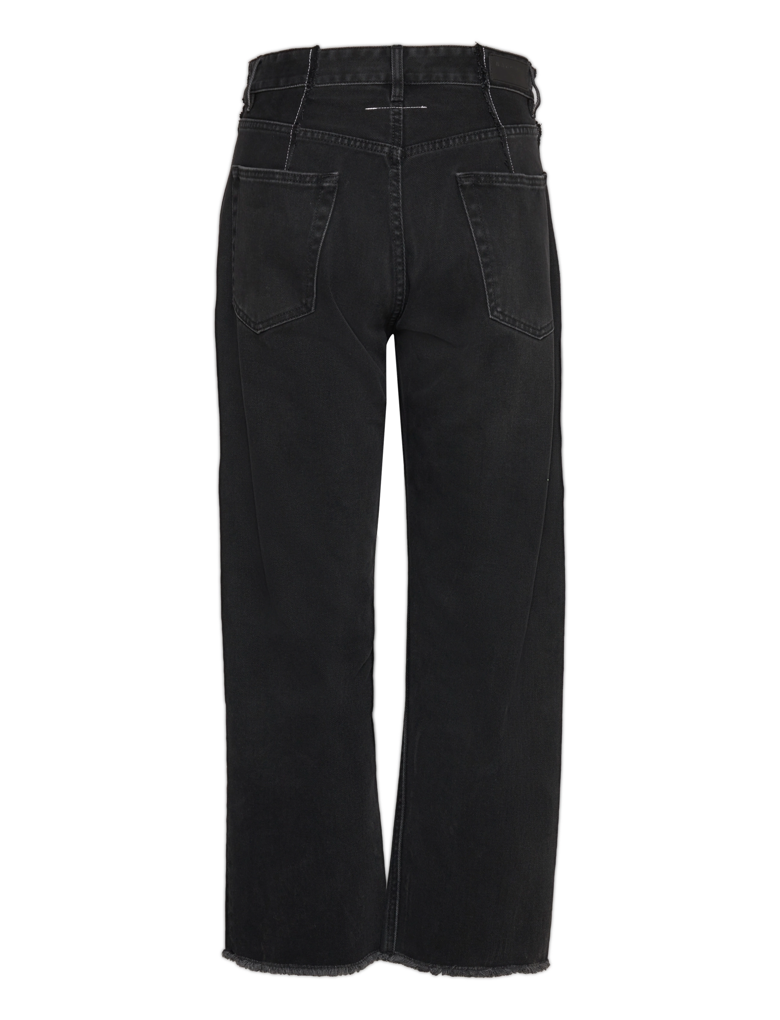 MM6 Maison Margiela - PANTS 5 POCKETS - black denim - 1